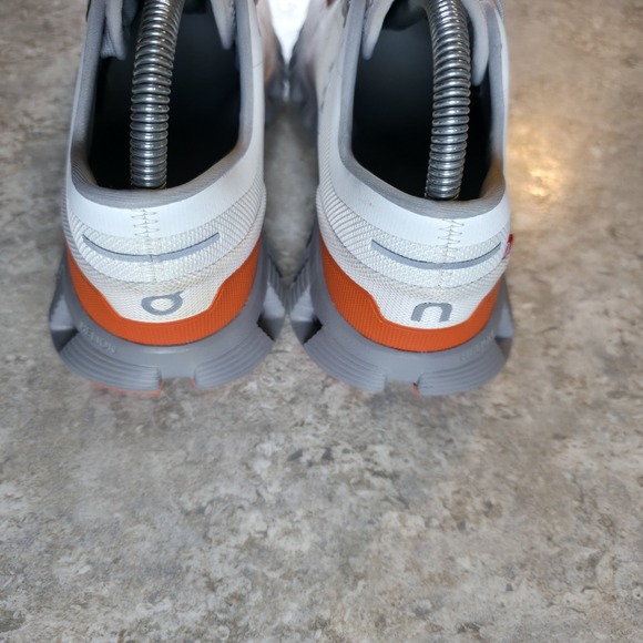 On Cloud Women's X 3 Shoes Size 9 White Orange Running Sneakers *Barely Worn. - Picture 6 of 9